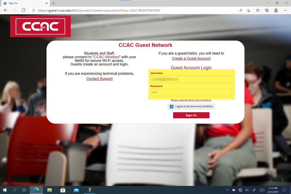 Connecting to CCAC-Guest Wi-Fi - CCAC's Help Center