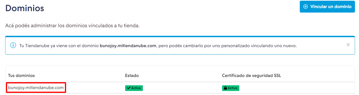 Cuál es la URL o dirección de mi tienda? - Tiendanube