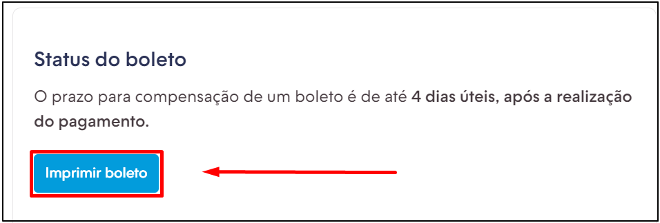 Botão para imprimir boleto bancário botão para imprimir boleto do plano nuvemshop