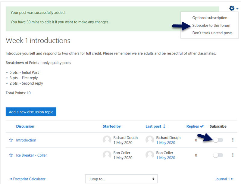 forum subscription image