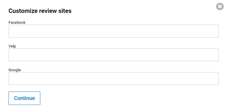 Link to external review sites in Macorva