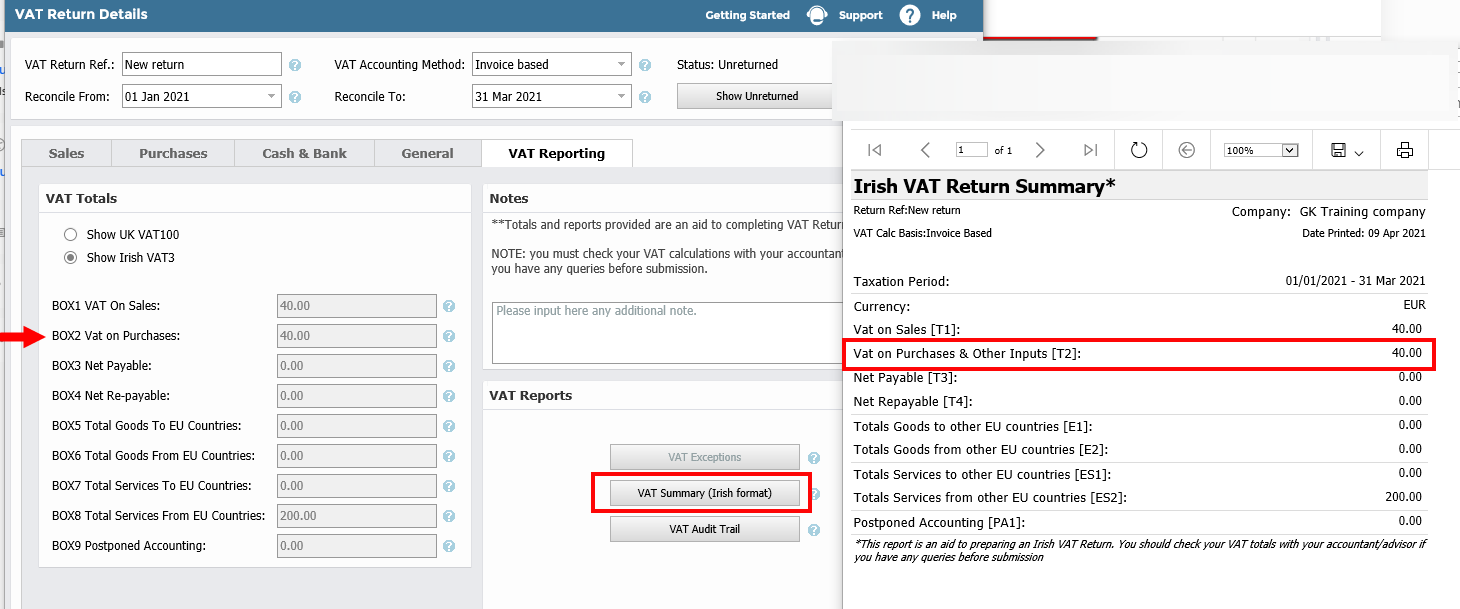 Using Reverse Charges/PVA On VAT Returns (UK) AccountsIQ, 58 OFF