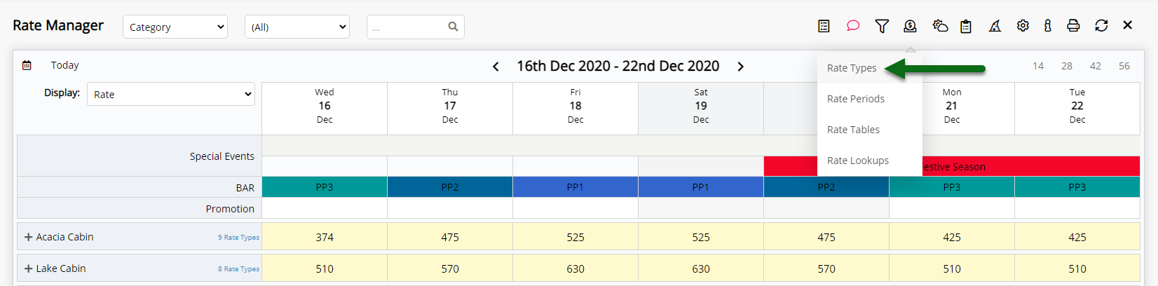 Rate Type Grouping — RMS Help Centre