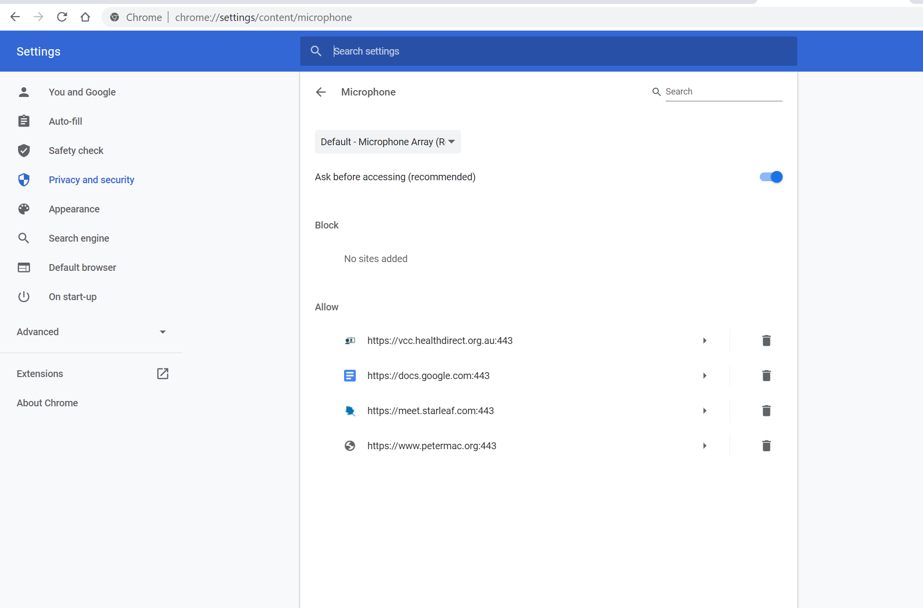 Troubleshooting Issues identified in a precall test Healthdirect