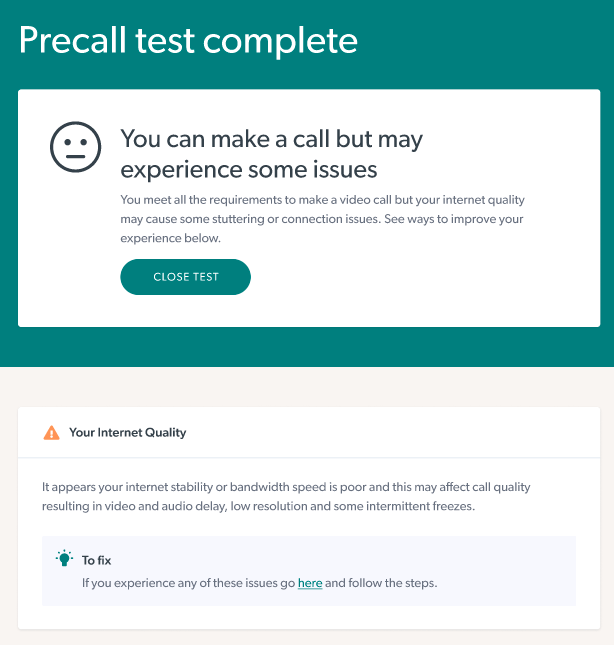 Conduct a precall test Healthdirect Australia