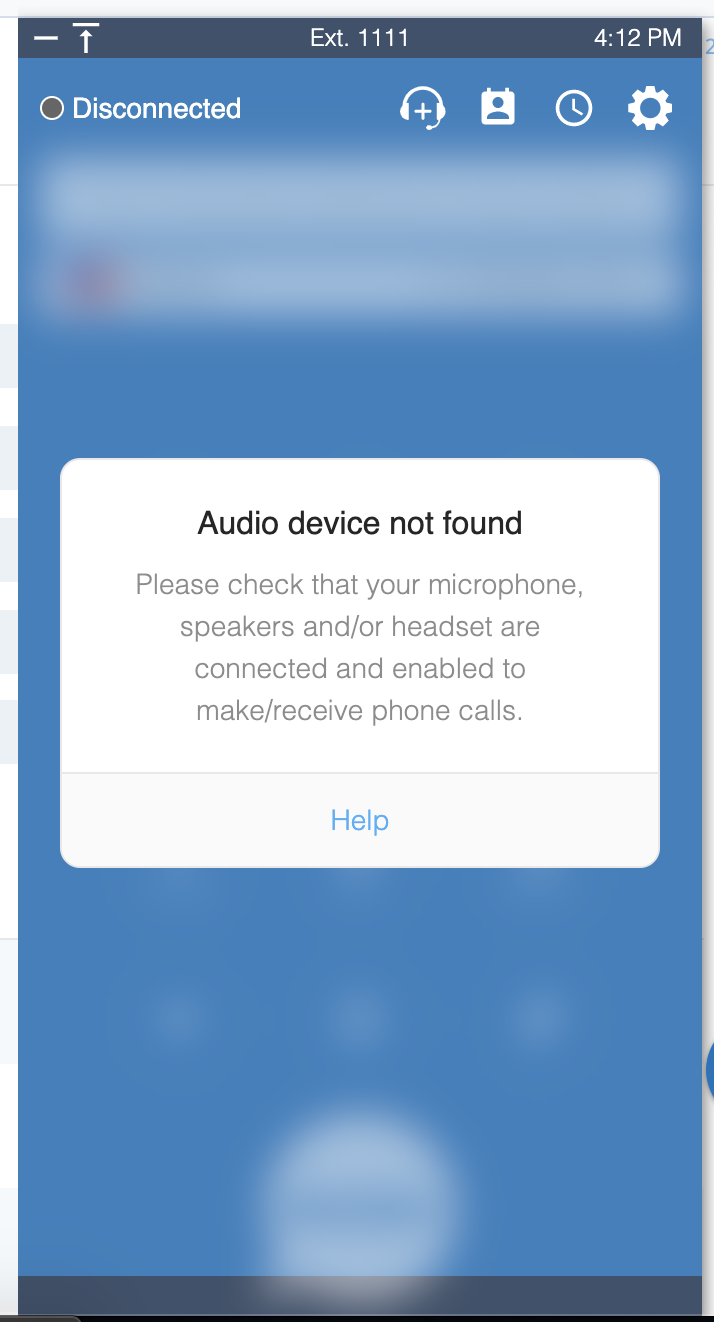 AVOXI — Webphone Notifications for Technical Issues