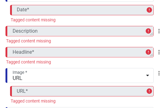 Tagging Fail Format Unit Tagging Errors - Milestone inc