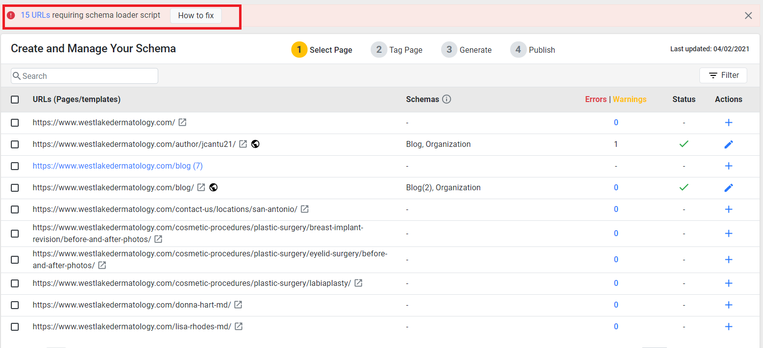 Schema Loader Script Tracking Notification - Milestone inc