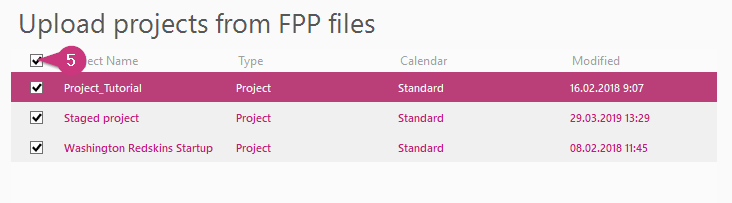 Migrating projects in batches - FluentPro