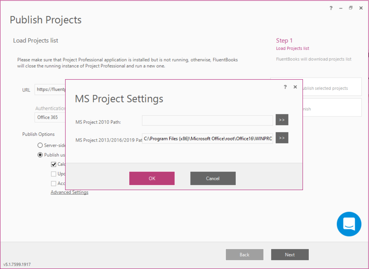 Publish Projects - FluentPro