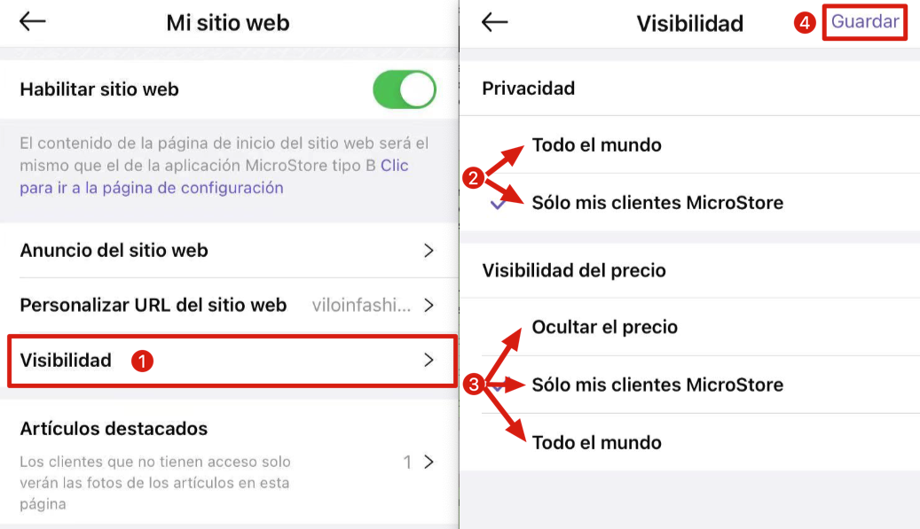 ¿Cómo activar mi sitio web a través de MS Manager? - MC App
