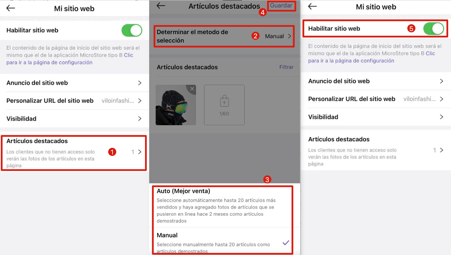 ¿Cómo activar mi sitio web a través de MS Manager? - MC App