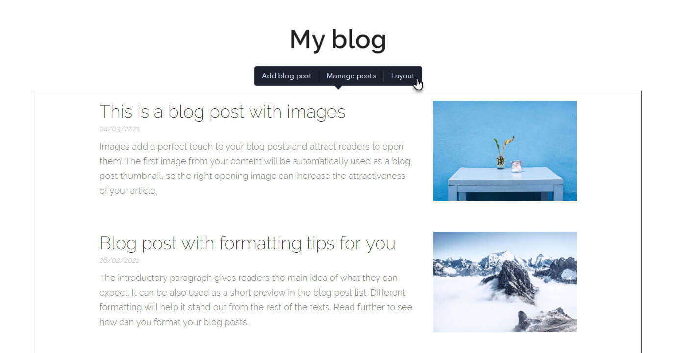 node — How to Add a Blog