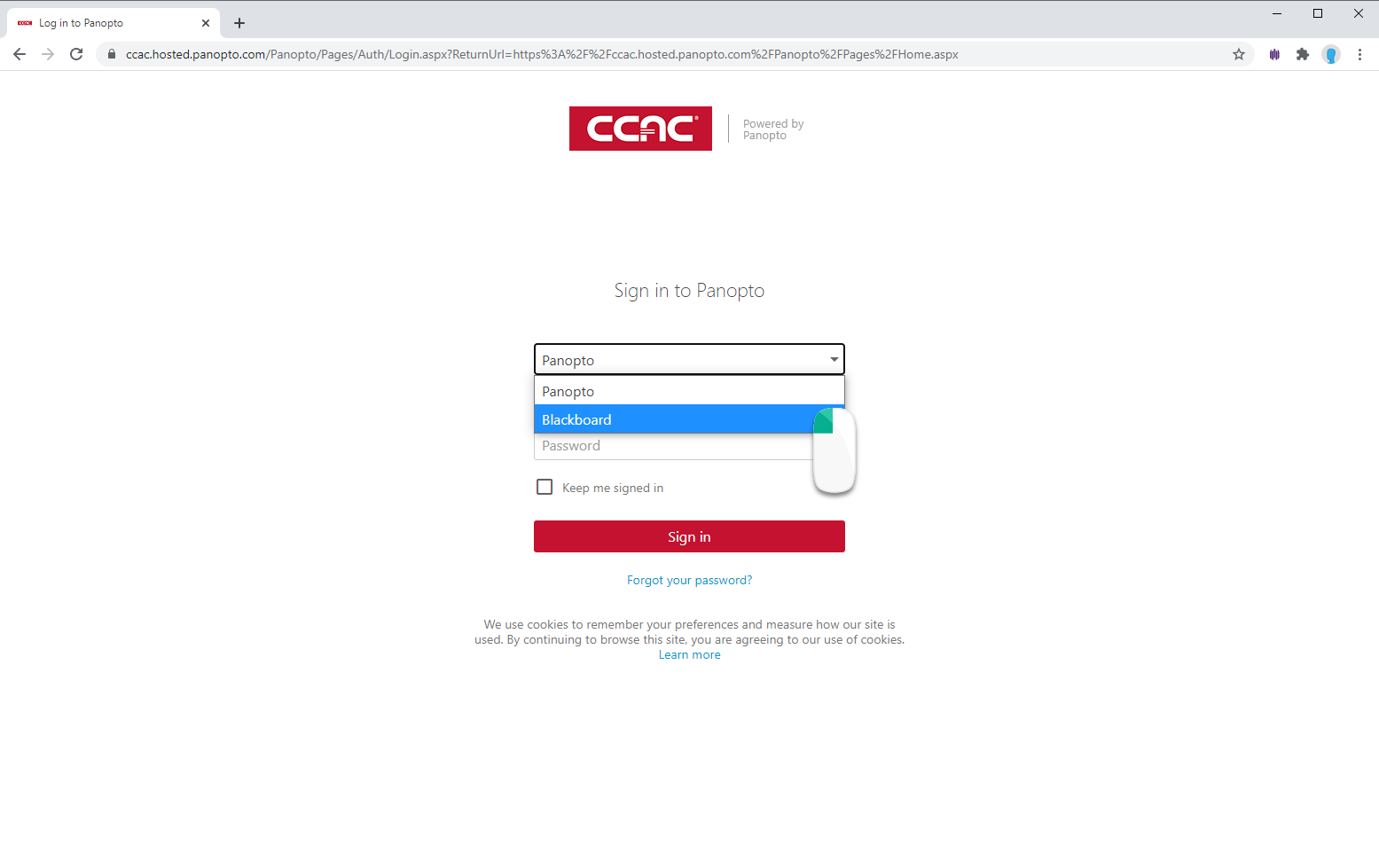 Myccac Logging into Panopto using a provided Panopto Video Link - CCAC's Help ...