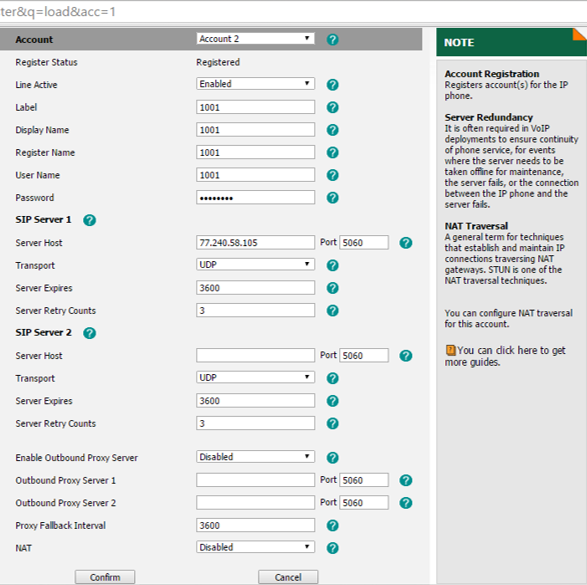 Configuring a Yealink T46G with VoIPtalk - telappliant