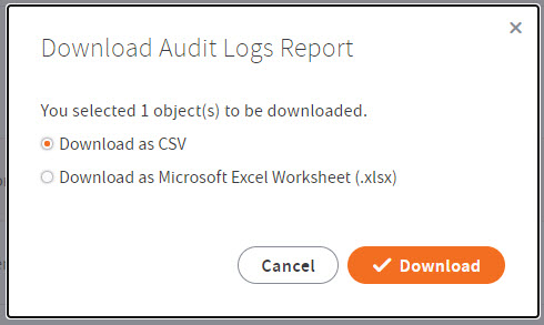 Export audit logs - x360Cloud - Axcient