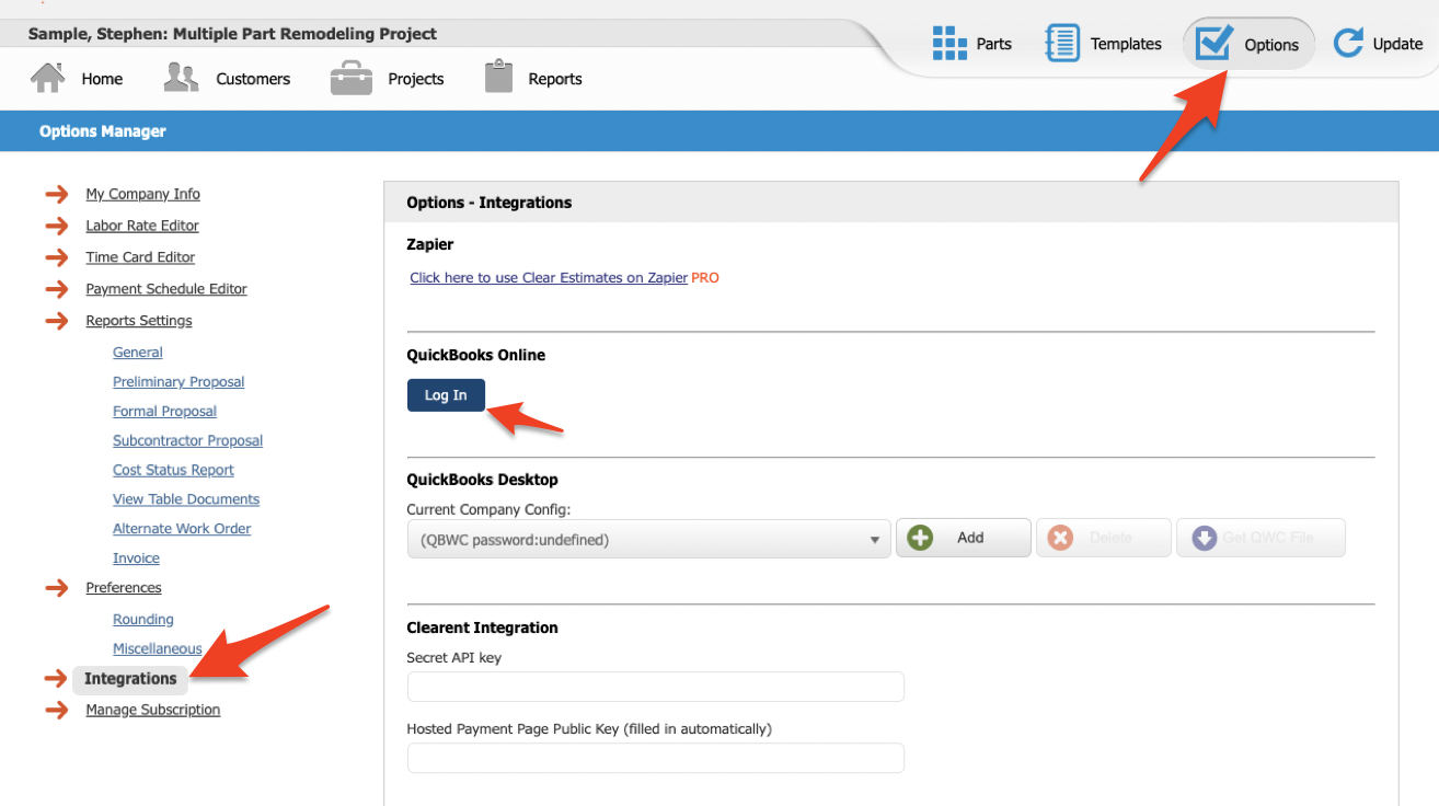 Exporting To Quickbooks Online Clear Estimates