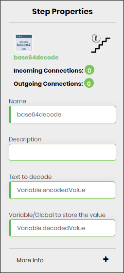Base64Decode Step - FlowWright