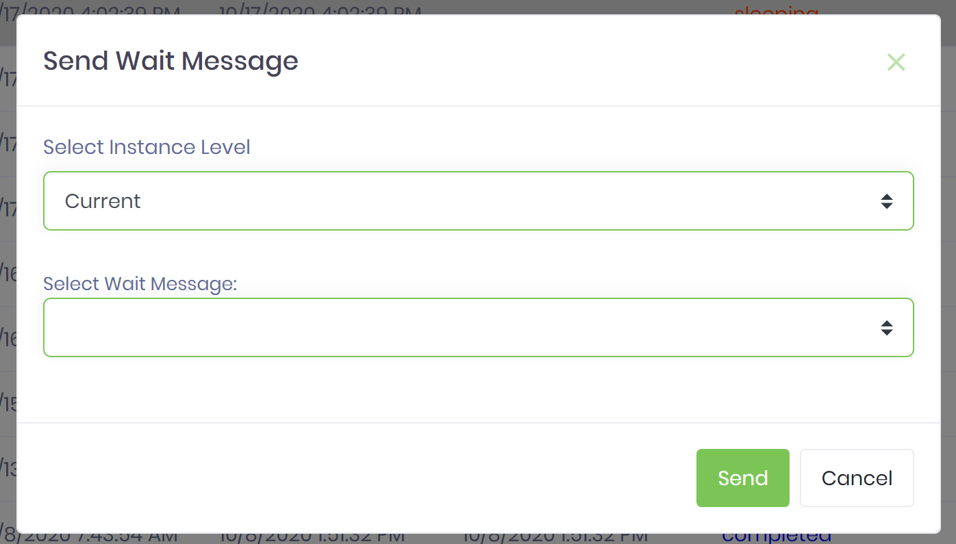 Send Message - FlowWright