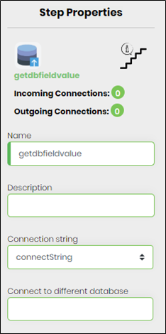 getDBFieldValue Step - FlowWright