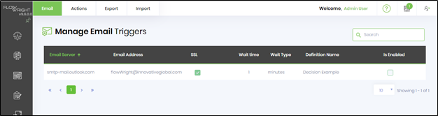 getEmailMsg Step - FlowWright