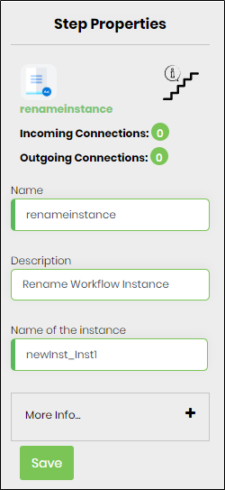 Change the name of the instance - FlowWright