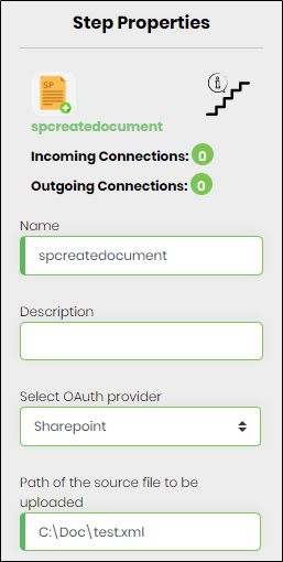 Create a SharePoint document - FlowWright