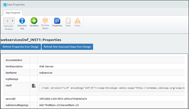 webServices Step - FlowWright