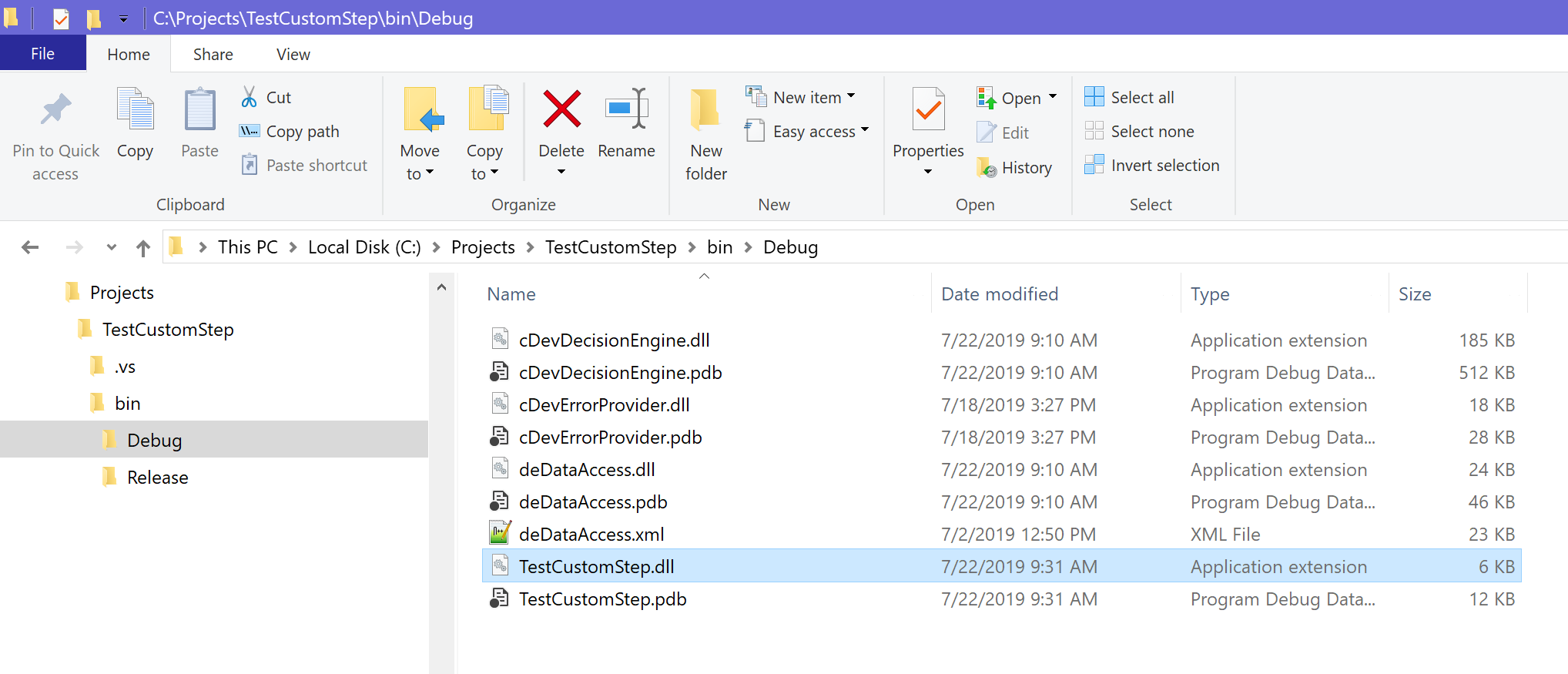 A custom step - FlowWright