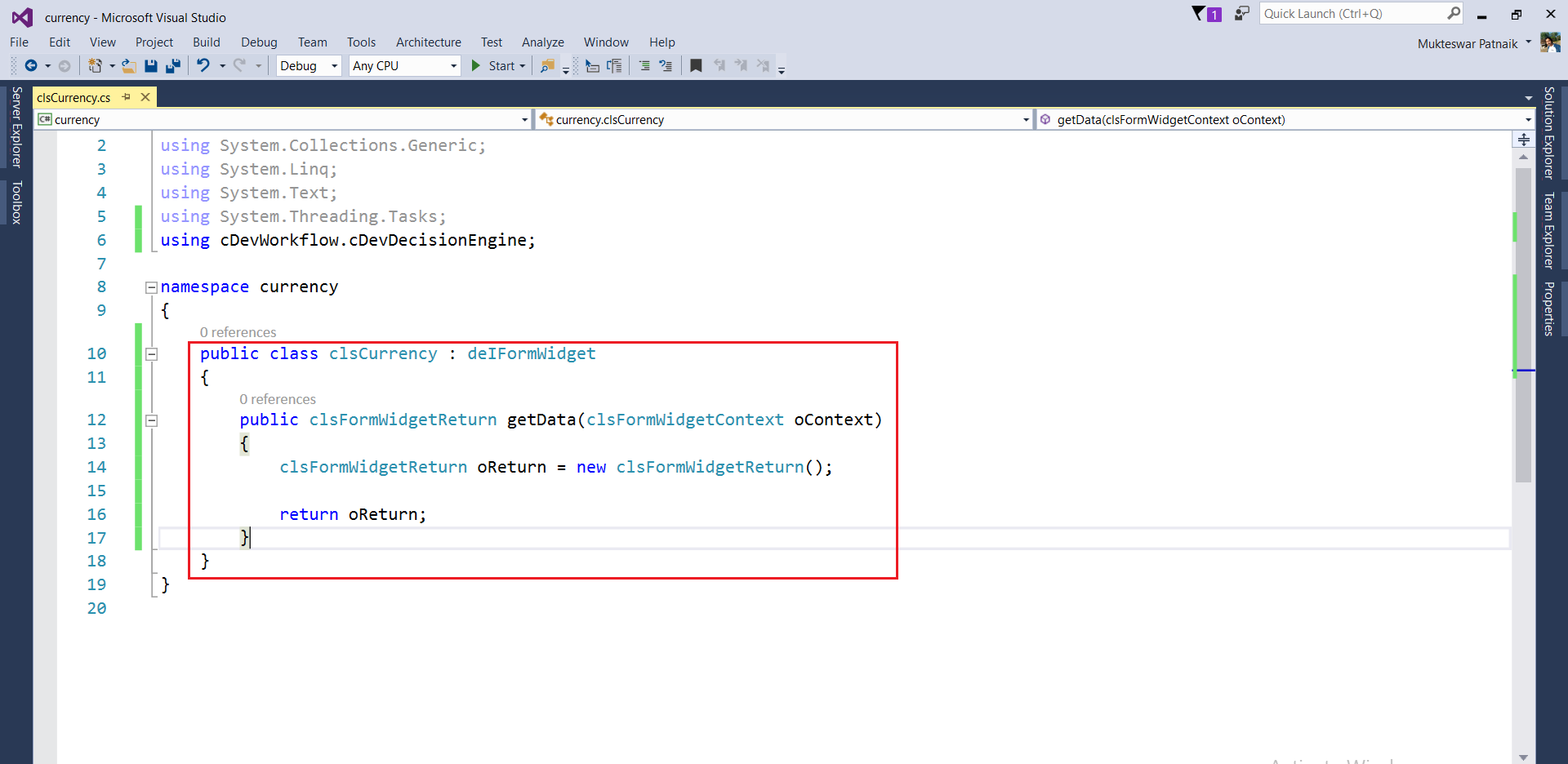 Simple Form Widget - Example 2 - FlowWright