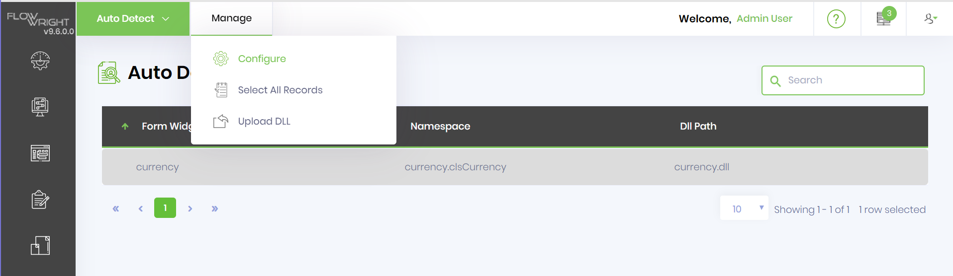 Simple Form Widget - Example 2 - FlowWright