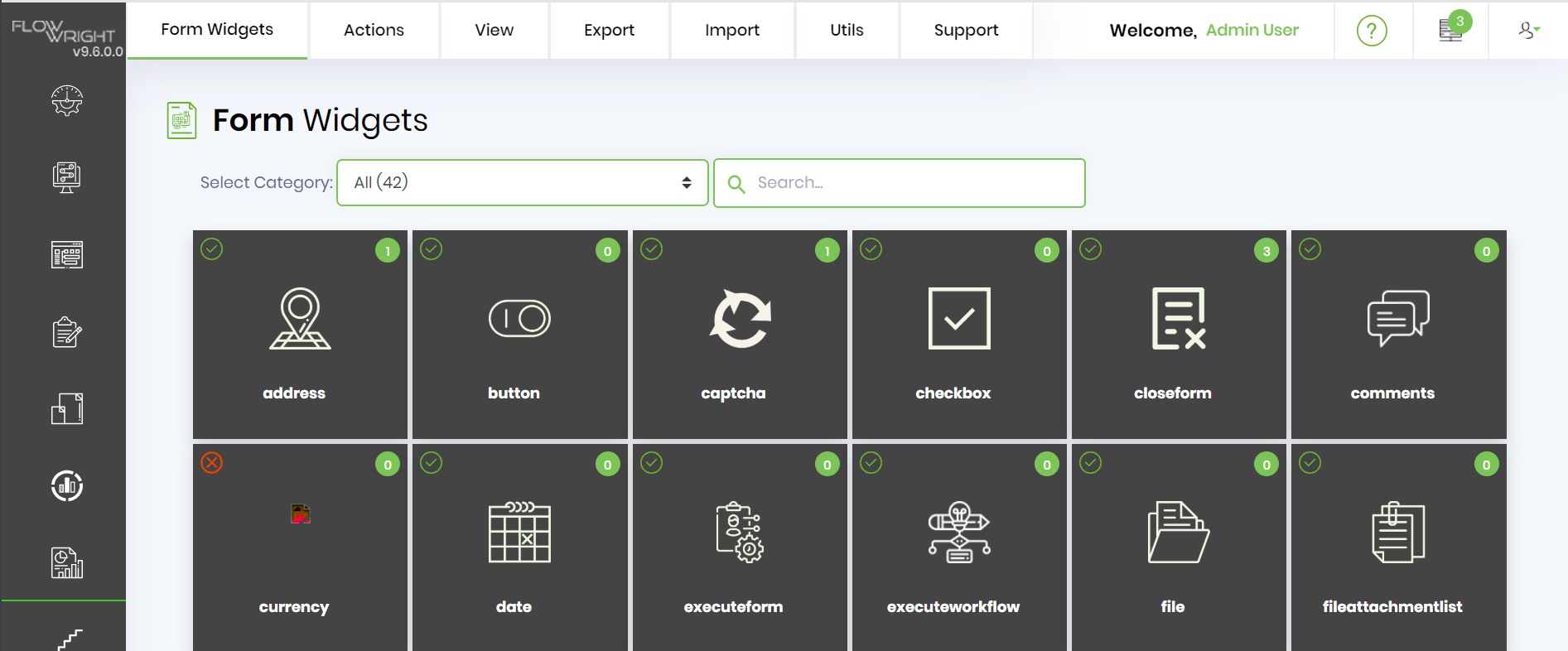 Simple Form Widget - Example 3 - FlowWright