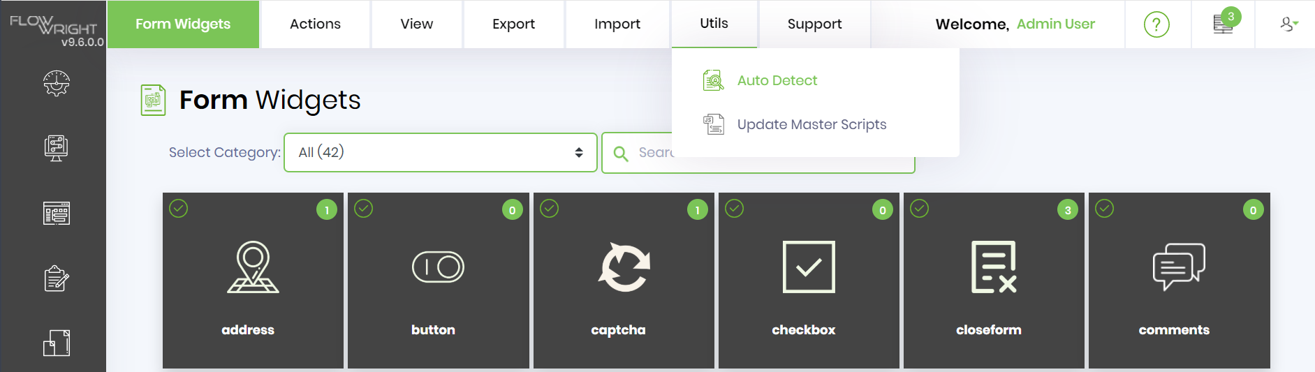 Simple Form Widget - Example 3 - FlowWright