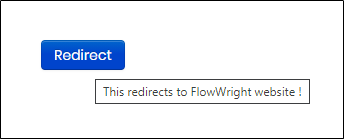 RedirectButton Widget - FlowWright