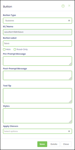 SaveForm Widget - FlowWright
