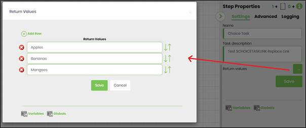 Using replace links in the Task workflow step email body - FlowWright