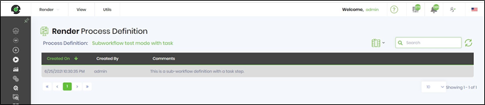 Render Process Definition - FlowWright