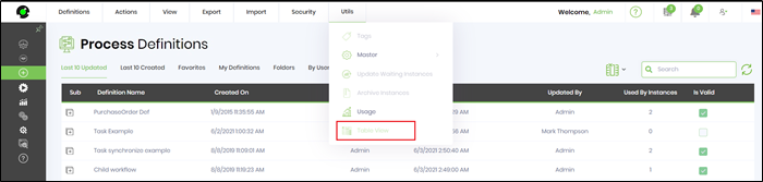Usage - FlowWright Inc.
