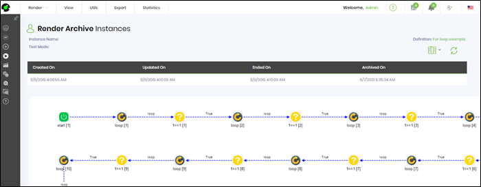 Archiving process instances - FlowWright