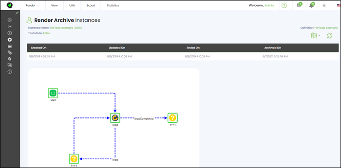 Archiving process instances - FlowWright