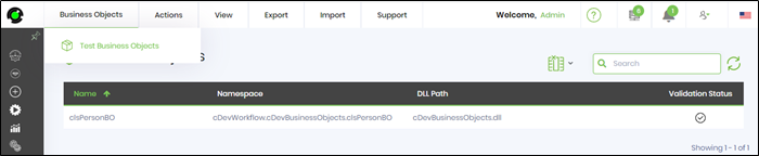 Testing business objects - FlowWright