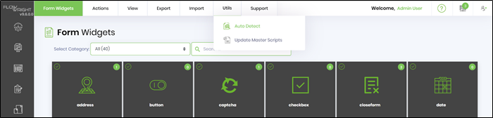 Auto-detect form widgets - FlowWright Inc.