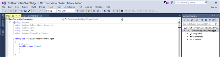Dashboard Bar Chat Widget - FlowWright