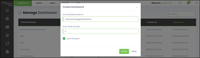 Dashboard Bar Chat Widget - FlowWright