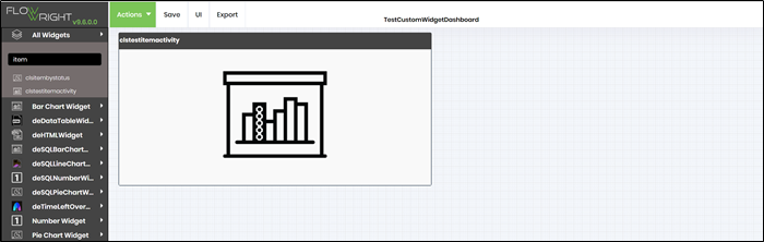 Dashboard Bar Chat Widget - FlowWright