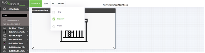 Dashboard Bar Chat Widget - FlowWright