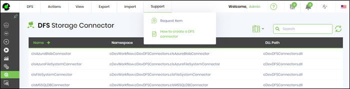 Creating a DFS Connector - FlowWright