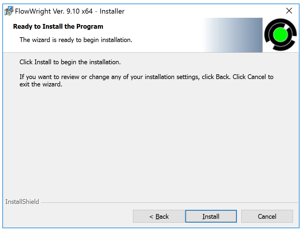 Standard Installation Guide (Without SQL Server) - FlowWright