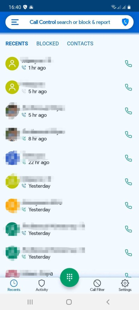 Call Search How do I search for an unknown caller's name in Call Control? - Call ...
