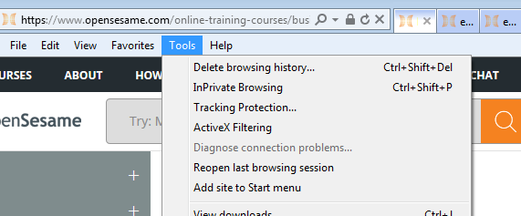 How Do I Clear My Cache OpenSesame Support